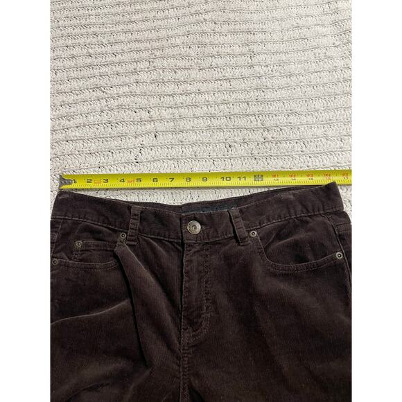 Calvin Klein Corduroy Pants Boot Cut Mid Rise Womens Sz 10 aka 32 WF39B170 Brown - Picture 3 of 12
